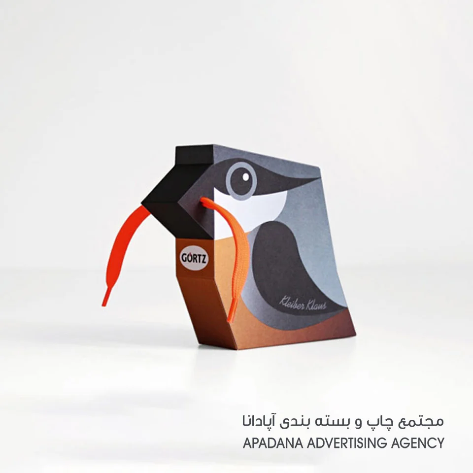 بسته بندی خلاقانه پرنده