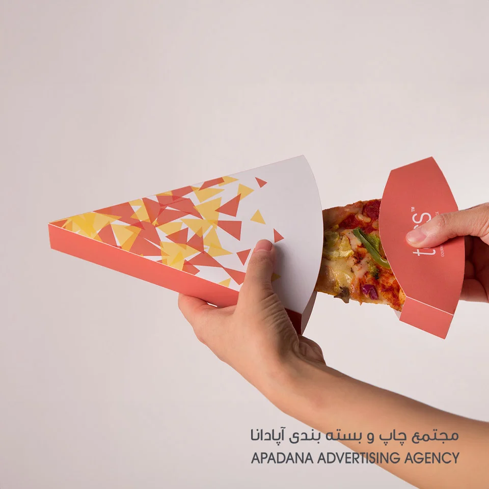 بسته بندی خلاقانه پیتزا تکی